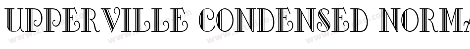 Upperville Condensed Normal字体转换